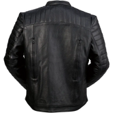 Z1R Artillery Leather Jacket - Black - 5XL 2810-3780